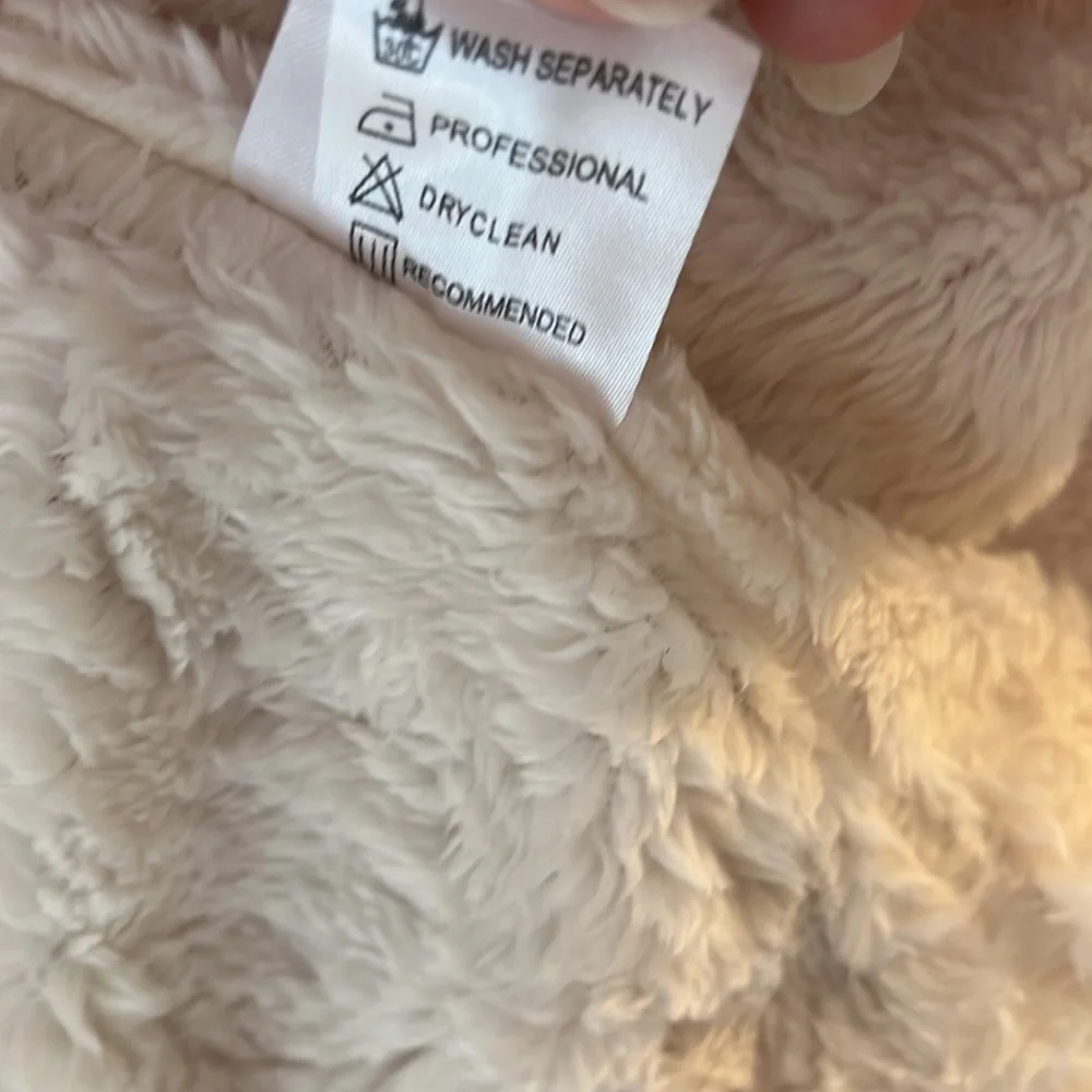 Womens XXL blush color Sherpa lined jacket - Picture 5 of 5